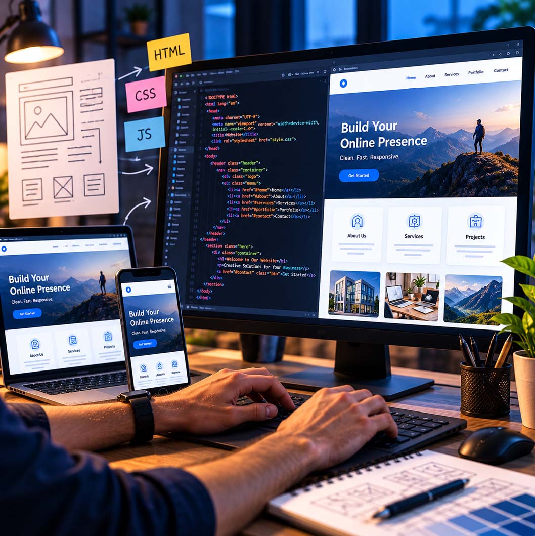 Static Website Design Services in Coimbatore