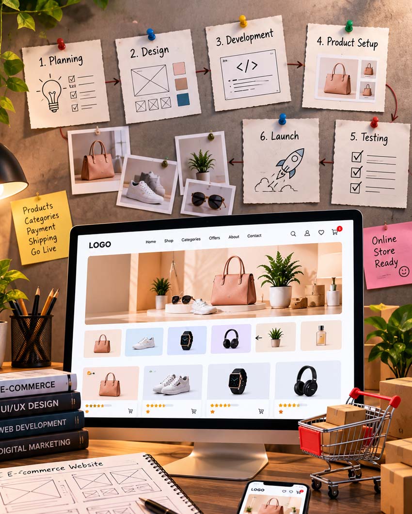 E-Commerce Website Development Process